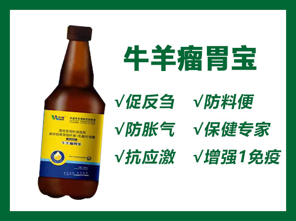 牛羊瘤胃寶——牛羊保健專家，能夠調(diào)理腸道、促反芻、防脹氣、抗應激、增強免疫、防料便